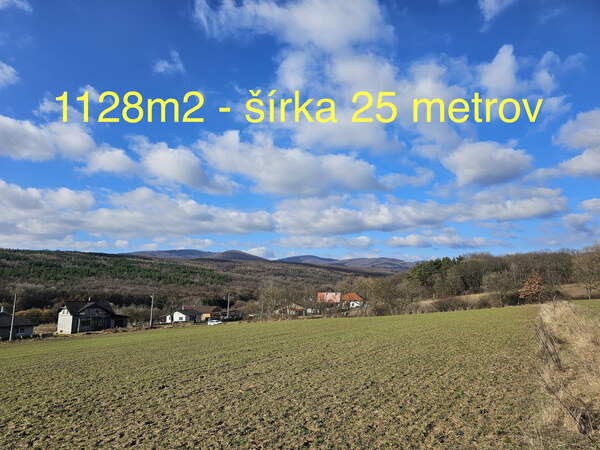 Veľkorysý 1128m2 stavebný pozemok pod lesom