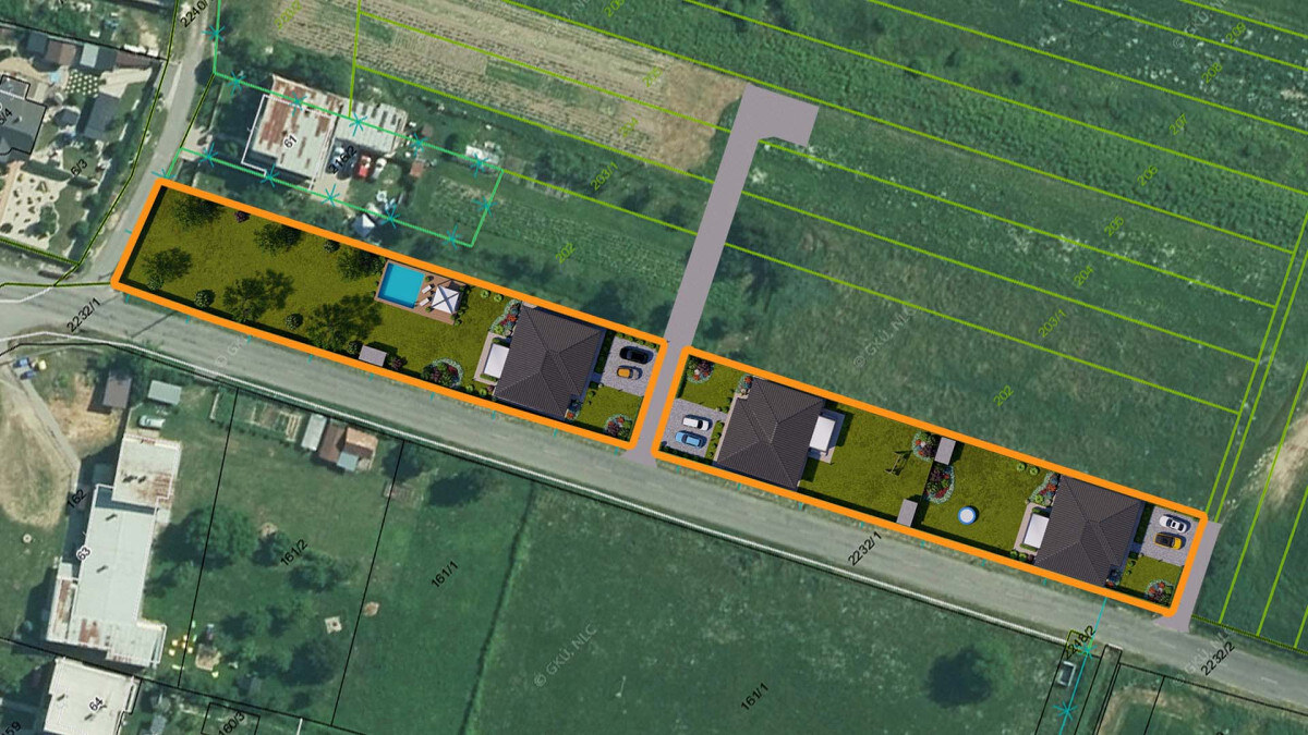EXKLUZÍVNE na predaj stavebné pozemky, obec Bačkovík, 760m2 — foto 3