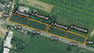 EXKLUZÍVNE na predaj stavebné pozemky, obec Bačkovík, 760m2 — foto 5