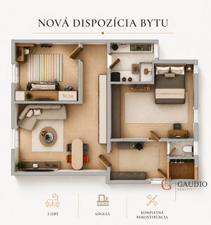 Priestranný 3-izbový tehlový byt 96 m² | Legionárska, Račianske mýto, Bratislava — foto 6