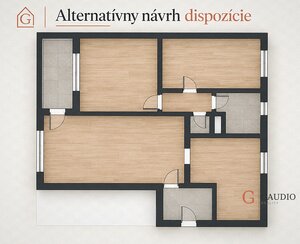 GAUDIO | 3-izbový byt 65 m² + loggia | Bieloruská, Podunajské Biskupice | Potenciál na rekonštrukciu — foto 6