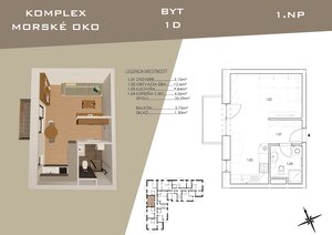 Projekt MORSKÉ OKO Sobrance - predaj 1 izbového bytu — foto 3
