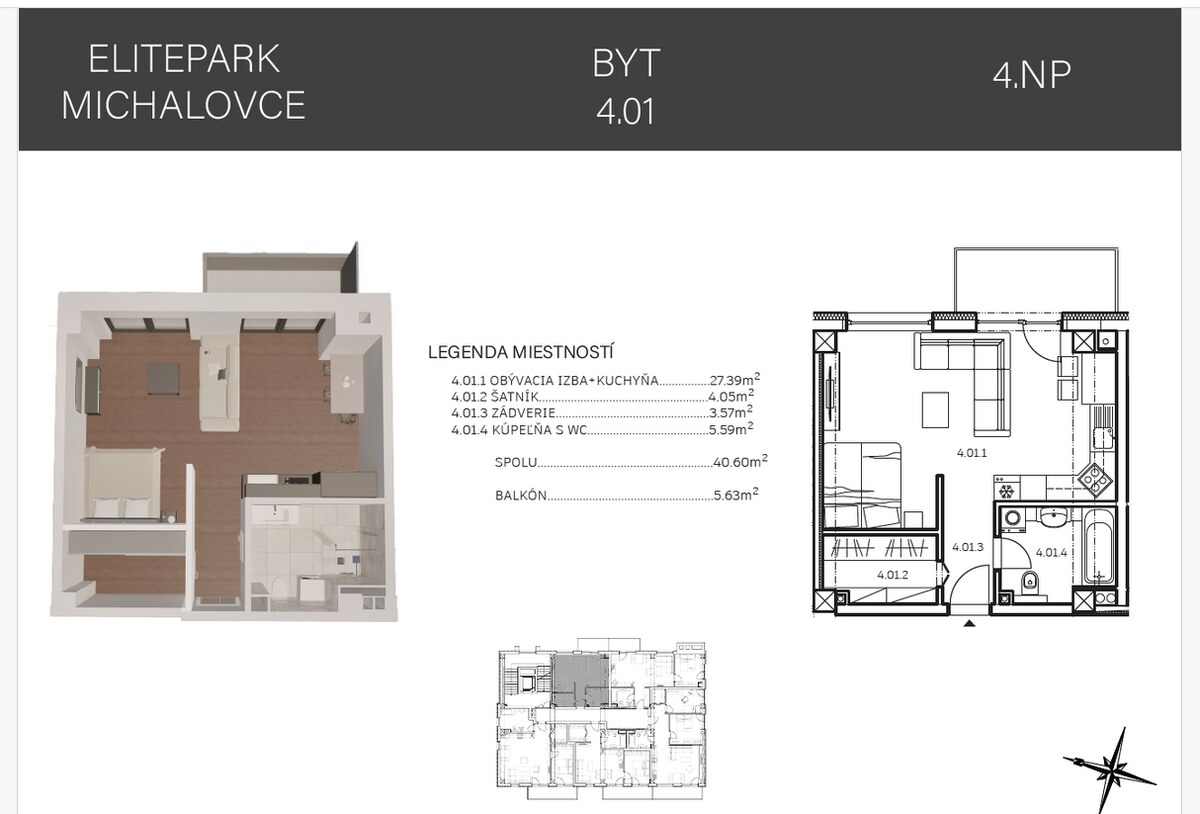 Predaj 2 izbového bytu - ELITE PARK — foto 5