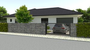 Novostavba s garážou, 225 m²,  Košúty — foto 2