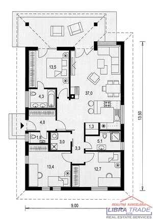 NOVOSTAVBY - Nové Zámky ul. Gúgska  Pozemky: 605m2, 759m2, 754m2, — foto 7