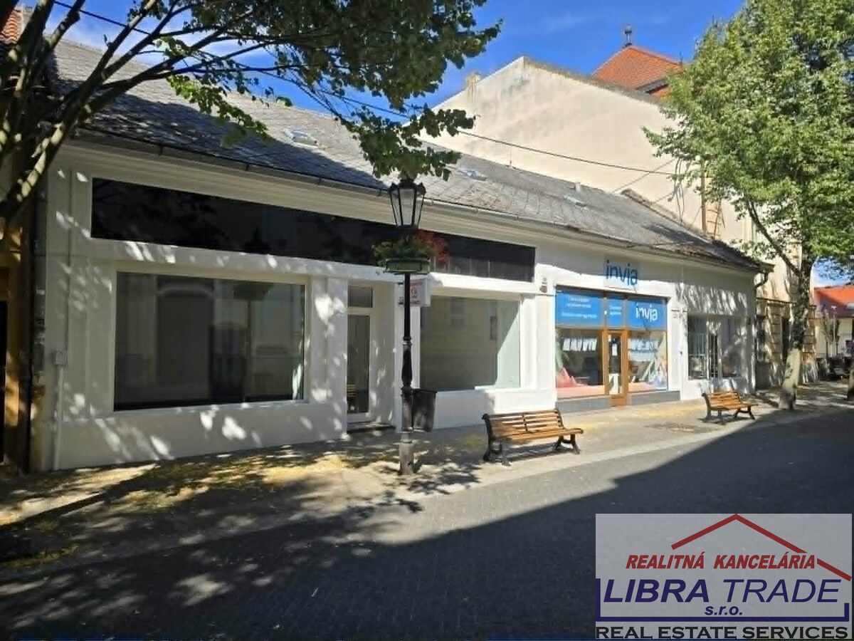 PRENÁJOM - obchodné/kancelárske priestory na ul. Palatínovej, pešia zóna KOMÁRNO