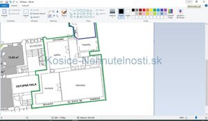 Prenájom byt 2i 98 m2 Košice Alžbetina - Staré Mesto — foto 2