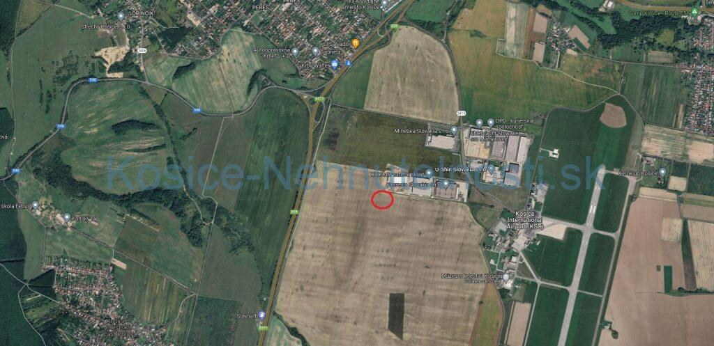 Pozemok v m. č. Košice - Barca 13150 m2 pri letisku v priemyselnej oblasti — foto 4