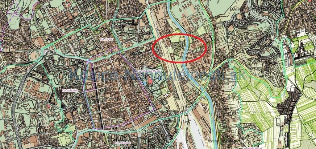 Pozemok 4309 m2 Stredné Mesto – Košice — foto 3