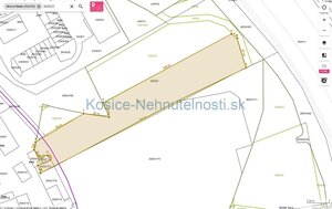 Pozemok 5782 m2 Stredné Mesto - Košice — foto 2