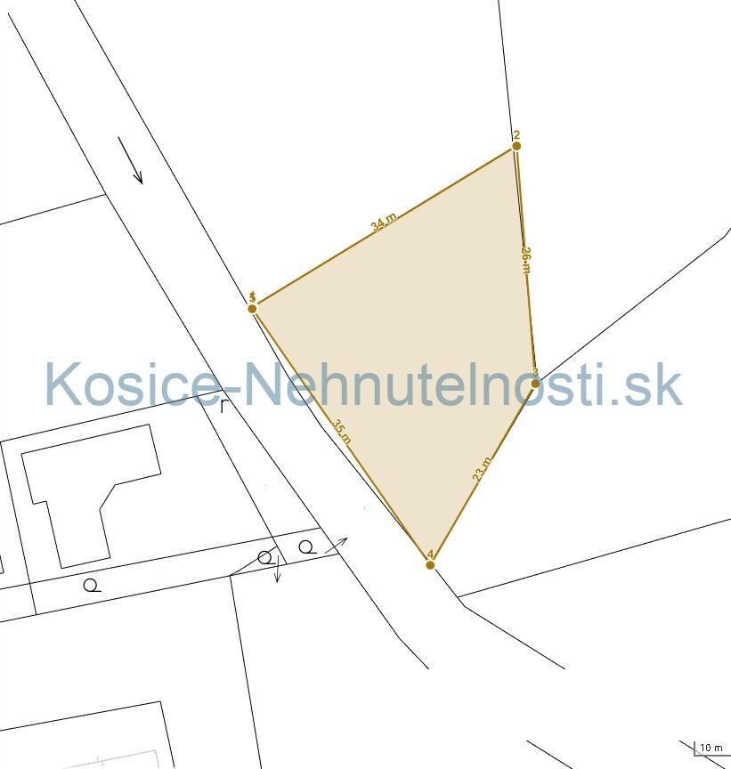 Predaj stavebný pozemok 800 m2 Belža Košice - okolie - ZNÍŽENÁ CENA Z 85000eur — foto 4