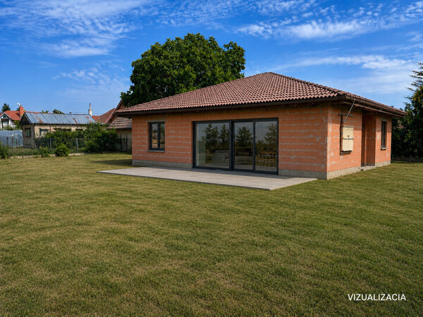 Hrubá stavba 5izbového rodinného domu + pozemok 606m2