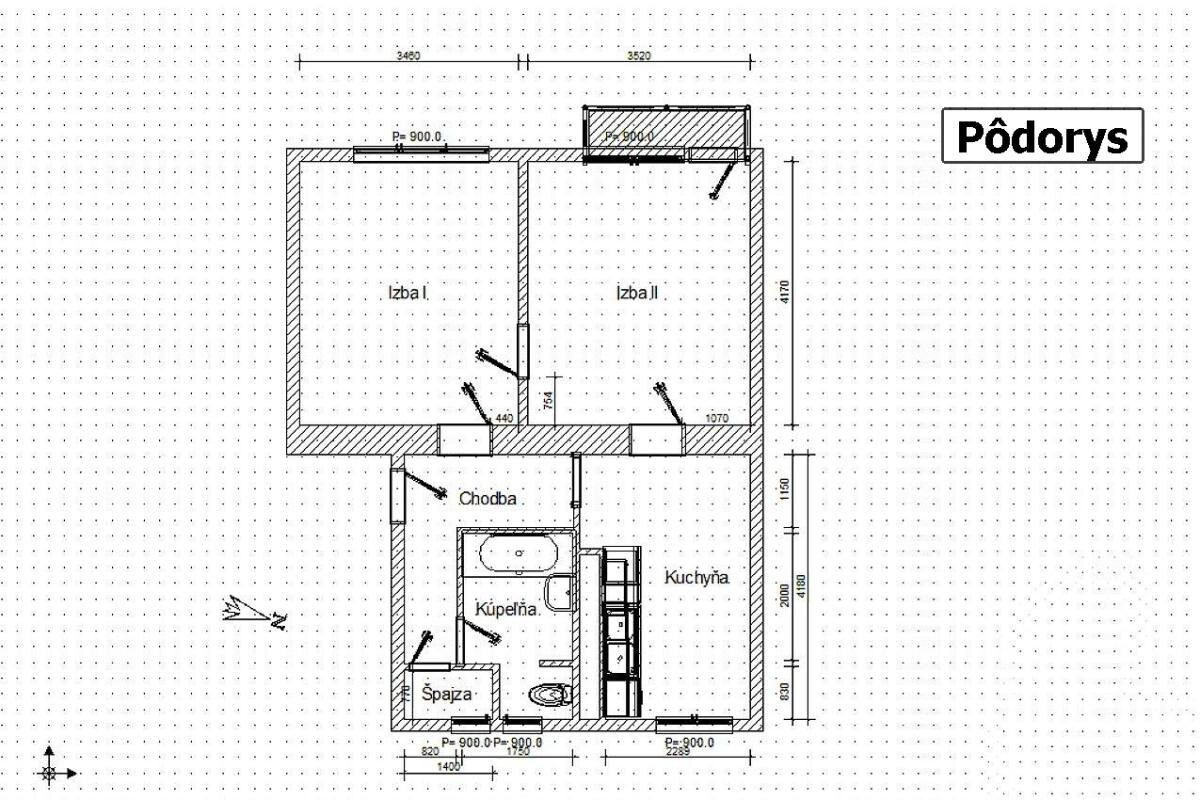 NA PREDAJ: 2-izbový byt s balkónom na Sídlisku I – ideálny na rekonštrukciu — foto 12