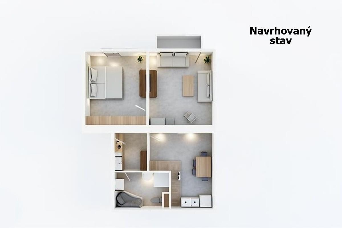 NA PREDAJ: 2-izbový byt s balkónom na Sídlisku I – ideálny na rekonštrukciu — foto 13