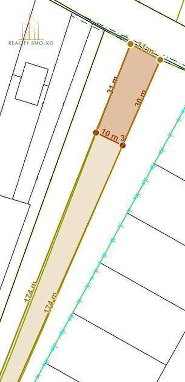 EXKLUZÍVNE - pozemok k výstavbe RD - 1222 m² - Vyšná Šebastová - Prešo — foto 2