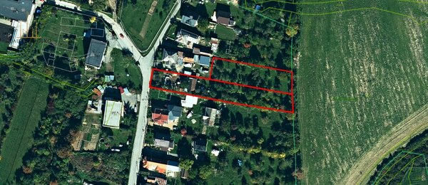 Na predaj pozemky 3175m2 určené k výstavbe rodinných domov - Kecerovsk
