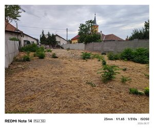 Na predaj vyčistený stavebný pozemok s betónovým oplotením — foto 3