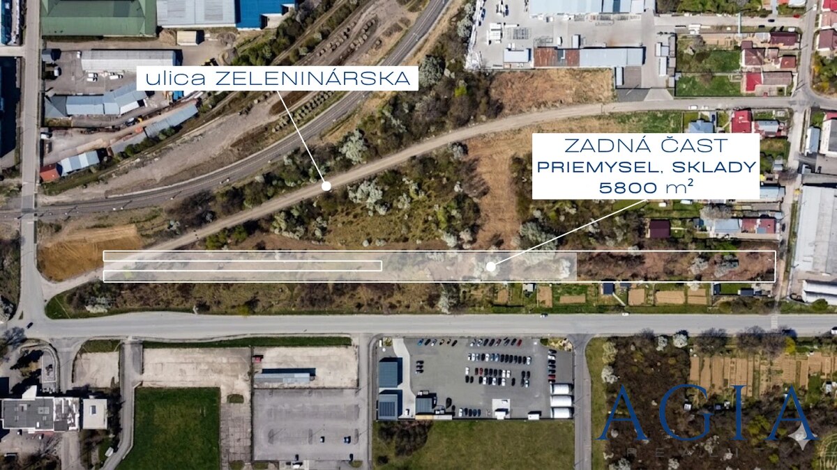 Na predaj priemyselný pozemok + pozemok pre rodinné domy 8 196 m² | MICHALOVCE — foto 2