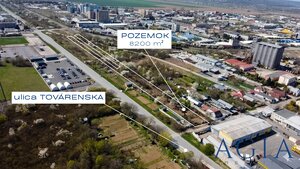 Na predaj priemyselný pozemok + pozemok pre rodinné domy 8 196 m² | MICHALOVCE — foto 4