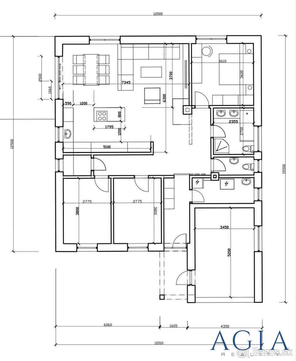 Novostavba, bungalov, zastavaná plocha 205 m² a 135 m² úžitková plocha | Falkušovce — foto 26