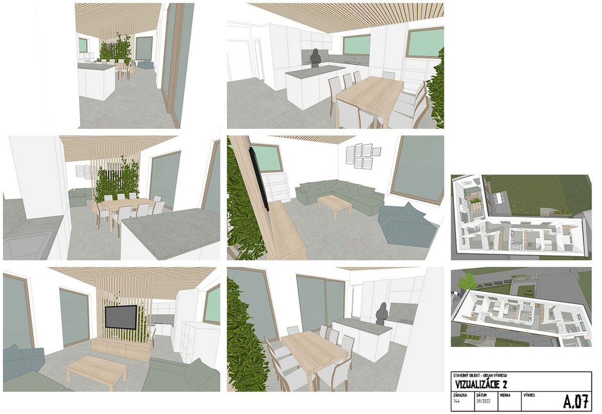 Predaj, stavebný pozemok v Badíne s projektom rodinného domu — foto 14