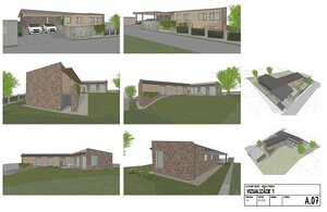 Predaj, stavebný pozemok v Badíne s projektom rodinného domu — foto 13