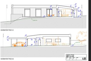 Predaj, stavebný pozemok v Badíne s projektom rodinného domu — foto 19