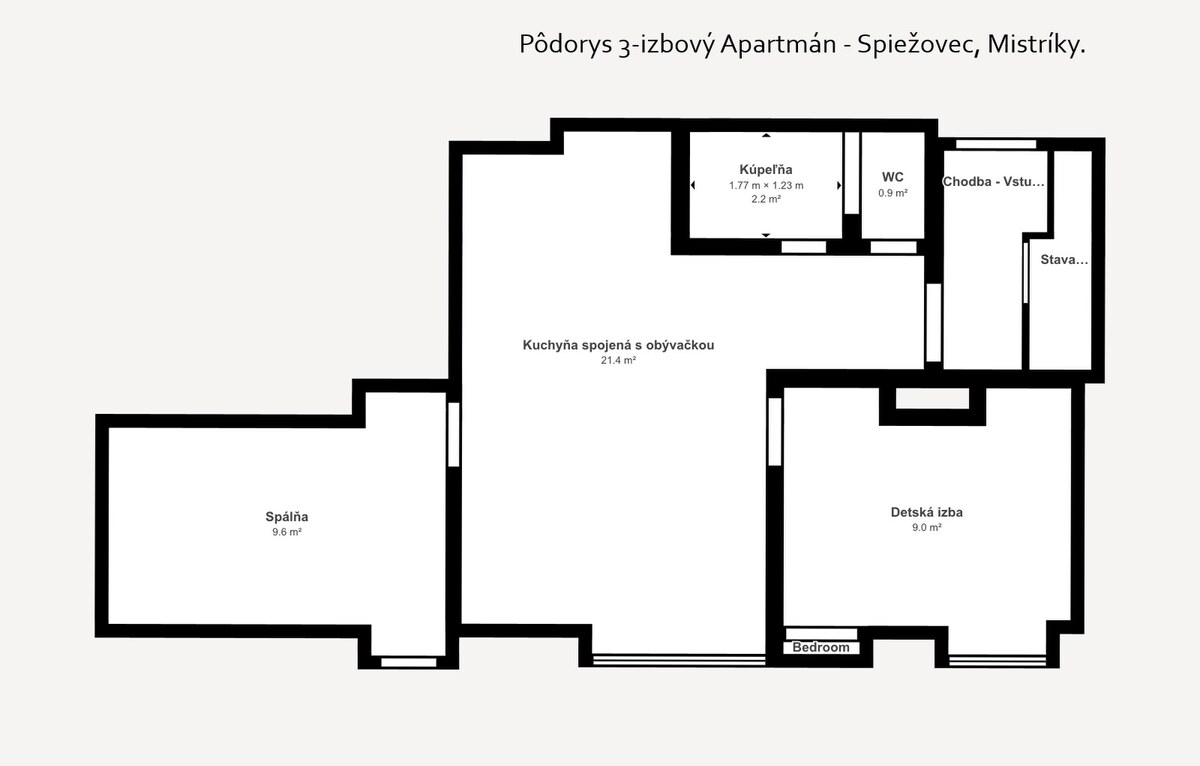 HD REALITY, predaj, 3-izbový apartmán s veľkou terasou - Donovaly — foto 30