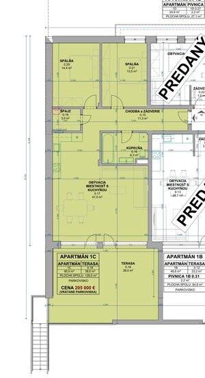 3-izbový apartmán v novostavbe pri Zemplínskej šírave s 38 m² terasou — foto 22