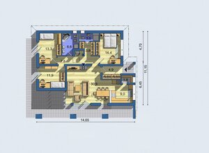 4-IZBOVÝ DOM V ZÁHORSKEJ VSI | 677 m² POZEMOK | DVOJGARÁŽ — foto 19