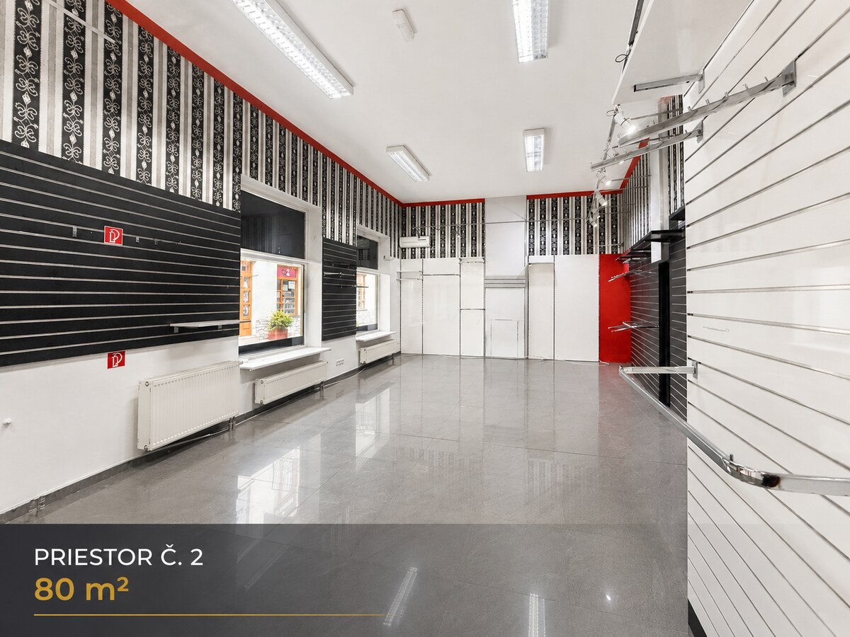 PRENÁJOM PRIESTOROV V CENTRE -TOPOĽČANY-OBCHOD,SLUŽBY od15m2 — foto 3