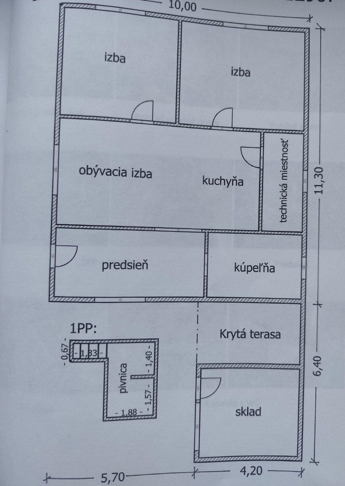 Na predaj prerobený 3-izbový rodinný dom v meste Šurany — foto 14