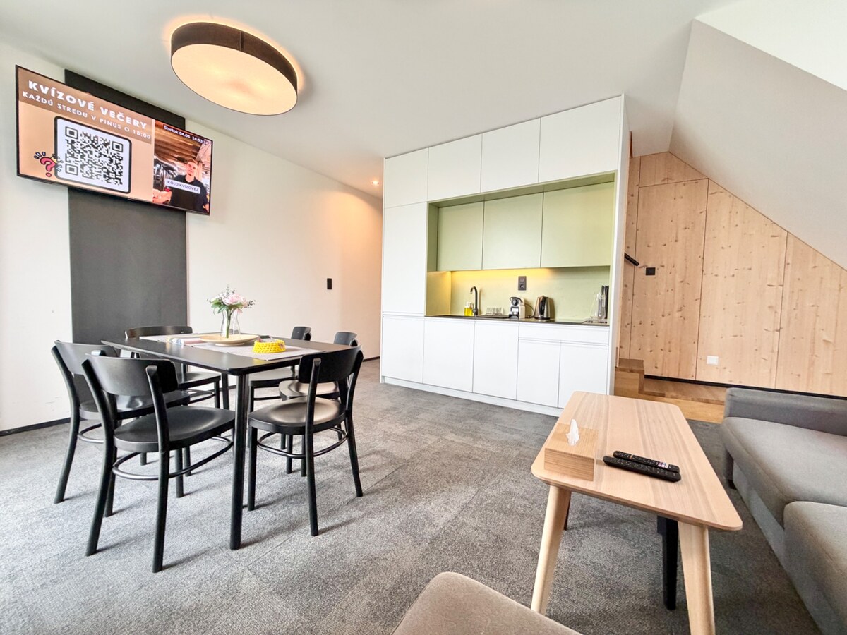 Luxusný mezonetový apartmán s vírivkou v Demänová Village Rezort