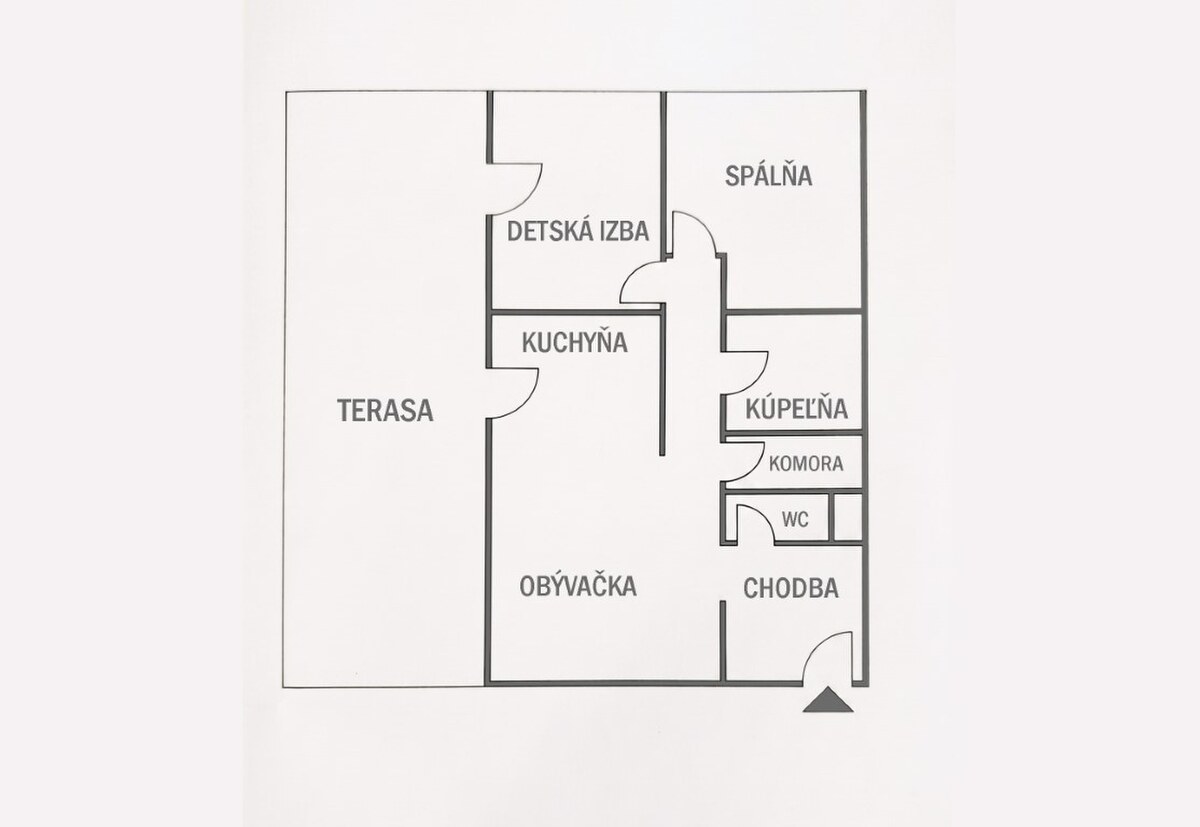 Priestranný 3-izbový byt s veľkou terasou (46 m²) a garážovým státím — foto 20