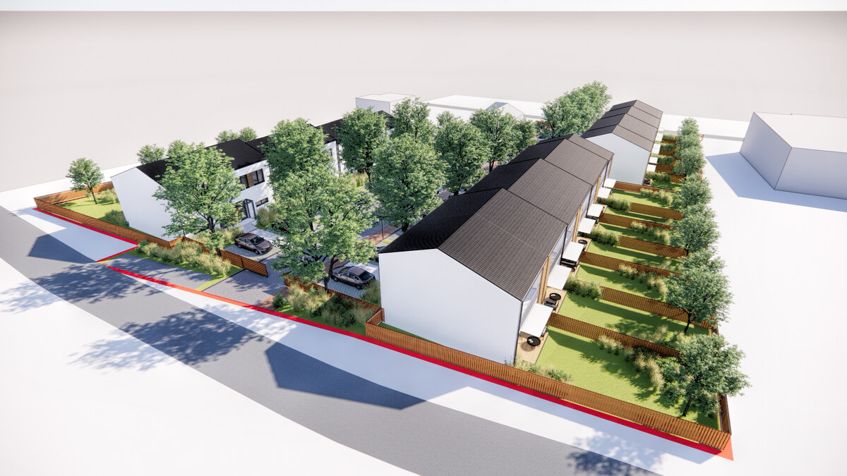 EXKLUZÍVNE: Pozemok so stavebným povolením na 21 domov, Nitra Malý Báb — foto 3