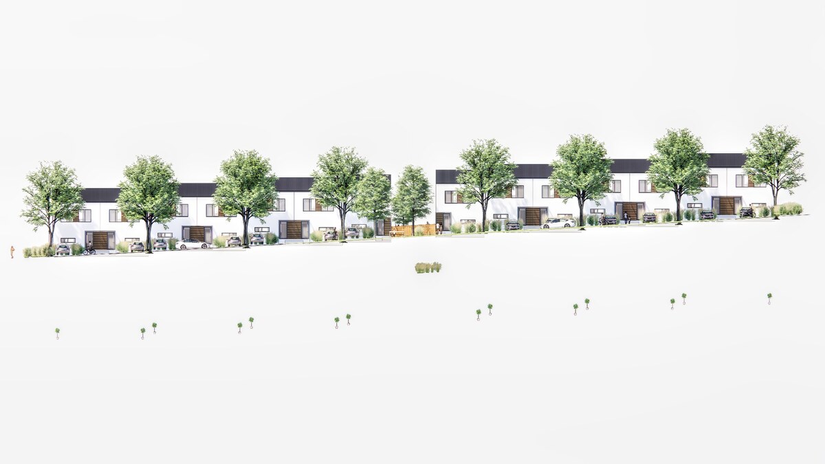EXKLUZÍVNE: Pozemok so stavebným povolením na 21 domov, Nitra Malý Báb — foto 5