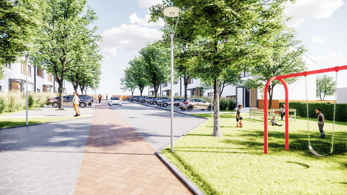 EXKLUZÍVNE: Pozemok so stavebným povolením na 21 domov, Nitra Malý Báb — foto 9