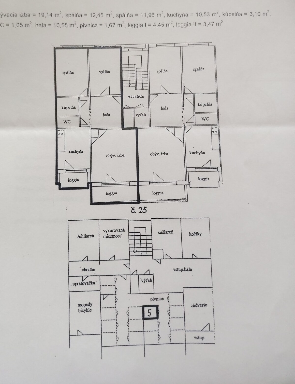 3-izb. byt, Pribišova ul., Karlova Ves, 3.p./8, 2 x lodžia — foto 20