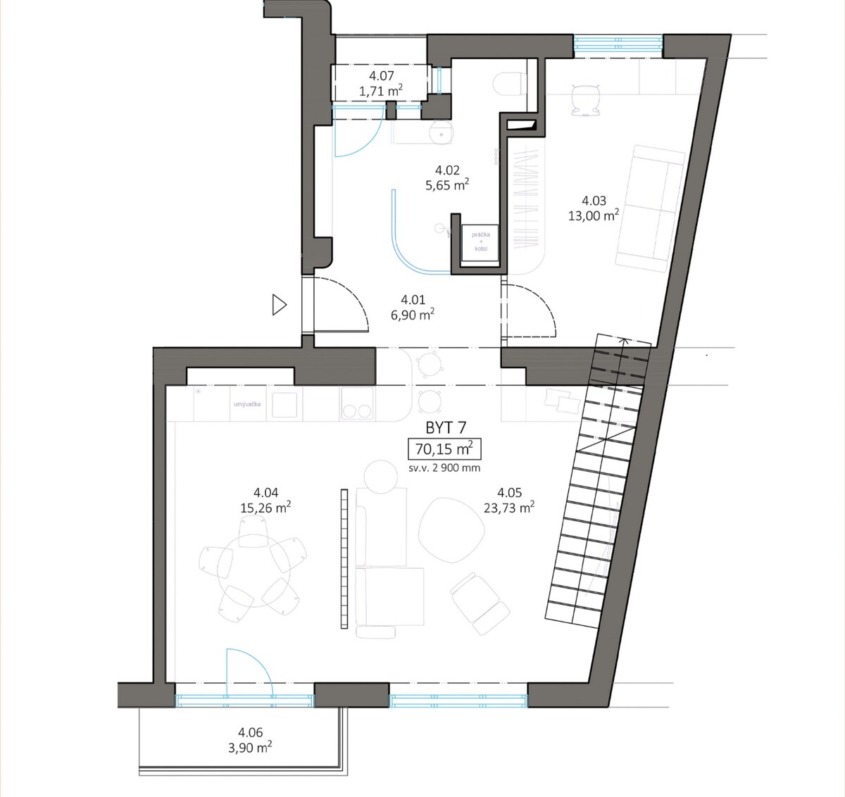 Nádherný 5 izbový mezonet v úplnom centre Nitry — foto 16