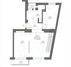 Nádherný 5 izbový mezonet v úplnom centre Nitry — foto 16