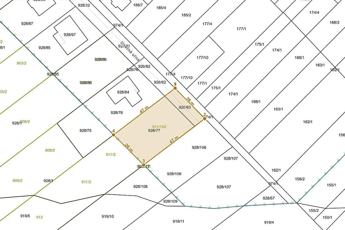 stavebný pozemok 1212m² v obci Šelpice — foto 7