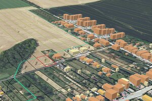 stavebný pozemok 1212m² v obci Šelpice — foto 6