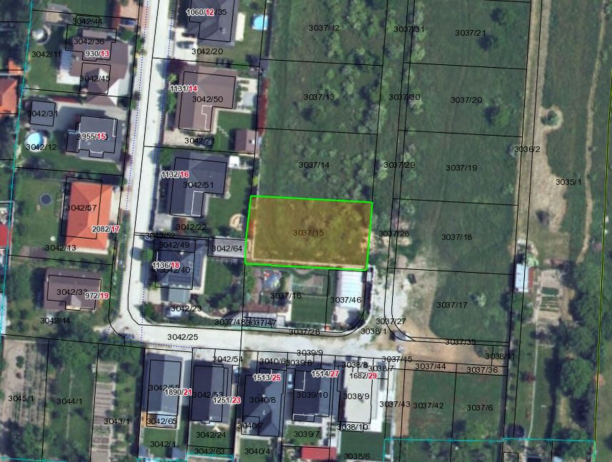 Stavebný pozemok na RD Slovenský Grob - Orechová 631m2 — foto 3