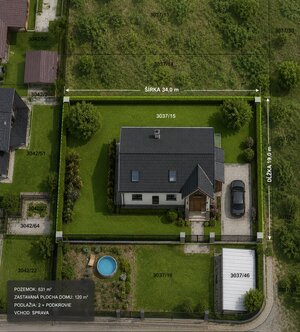 Stavebný pozemok na RD Slovenský Grob - Orechová 631m2 — foto 2