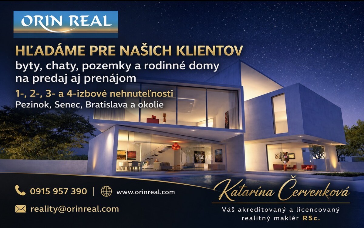 Hľadáme byty 1,2,3,4 izbové pre naších klientov!