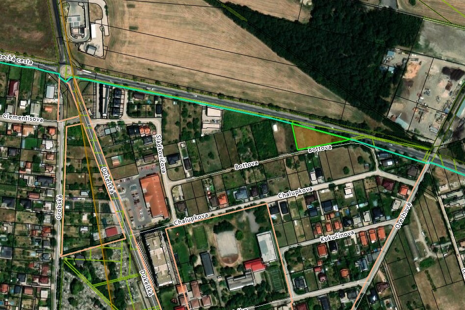 Investičný pozemok Bernolákovo 604m2 - na podnikanie — foto 3