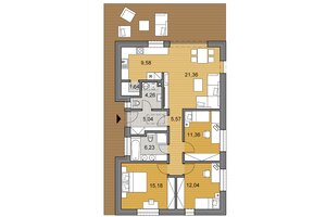4 izbový rodinný dom, 92,26 m2, s pozemkom 600 m2 v obci Kráľov Brod — foto 3