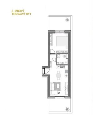 Predáme 2-izb. terasový apartmán v novostavbe, PANSKÉ POLE, Vráble — foto 5