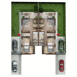 3 izbový byt na PRÍZEMÍ so záhradou v obci Tomášikovo + 2x parkovanie — foto 6
