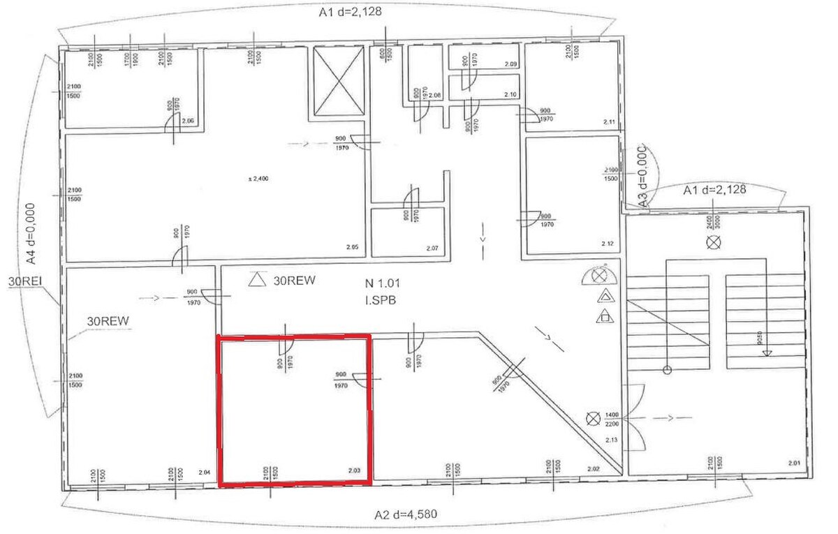 Prenajmeme kanceláriu o výmere 23,61 m2, Levická ul.,Vráble — foto 8
